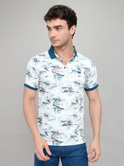 Monte Carlo - Mens Half Sleeve Printed Polo T-Shirt
