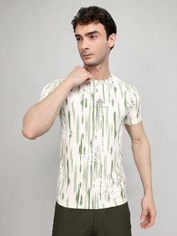 Monte Carlo - Mens Regular Fit Half Sleeve Printed Round Neck T-Shirt
