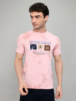 Monte Carlo - Mens Regular Fit Half Sleeve Printed Round Neck T-Shirt