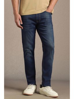 Louis Philippe - Men Blue Mid Regular Fit Jeans