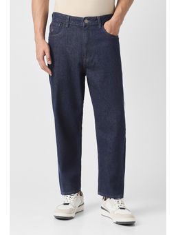 Van Heusen - Men Navy Blue Mid Wash Jeans