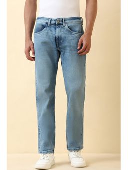 Allen Solly - Men Blue Light Wash Jeans