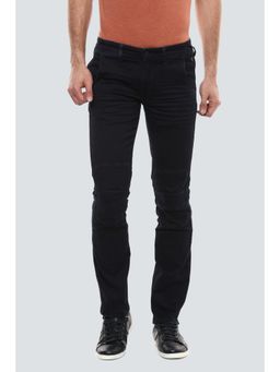 Louis Philippe - Men Navy Dark Straight Fit Jeans