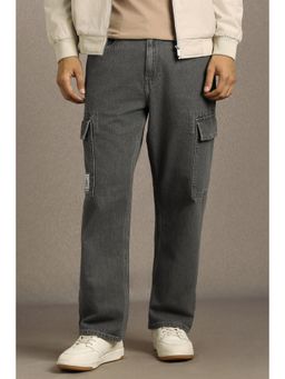 Louis Philippe - Men Grey Mid Wash Regular Fit Jeans
