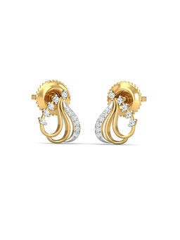 KuberBox - Samyuj Stud Earrings 14K Gold