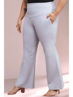 Amydus - Ice Blue Tummy Shaper Bell Bottom Jeggings