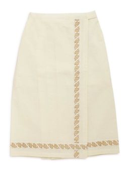 TIBER TABER - Boys Mundu Dhoti - Off White
