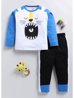 Toonyport - Boys Printed Full Sleeves T-Shirt with Pant (Set of 2)