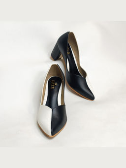 THE ALTER - Black Half and Half Pumps