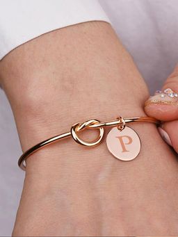 Yellow Chimes - Women Rose Gold-Plated Cuff Bracelet