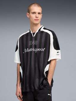 Puma - BMW M Motorsport Lifestyle Mens Striped Oversized Jersey