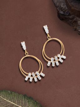 E2O - Gold Brass Earrings