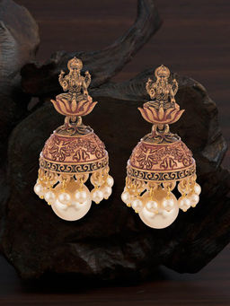 E2O - Red Brass Earrings