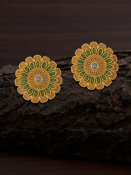 E2O - Gold Brass Earrings