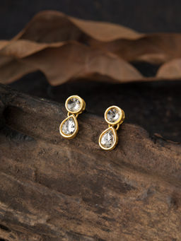 E2O - White Brass Earrings