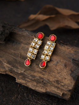 E2O - White Brass Earrings