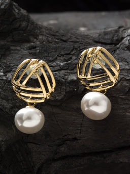 E2O - Classic Design Gold Plated Earrings