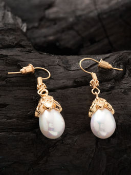 E2O - Classic Tangled Pearl Dangler Earrings