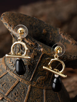 E2O - Contemporary Silver Peral Drop Earring For Women