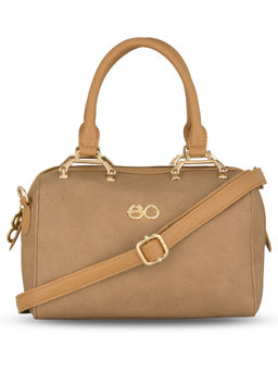 E2O - Solid Khaki Satchel For Women