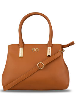 E2O - Solid Tan Satchel For Women