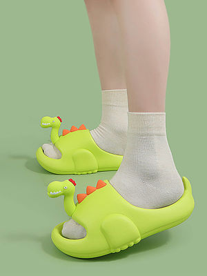 Little Surprise Box Blue Smilie Dino Slip on Clogs/Footwear for Toddlers & Kids main image 0