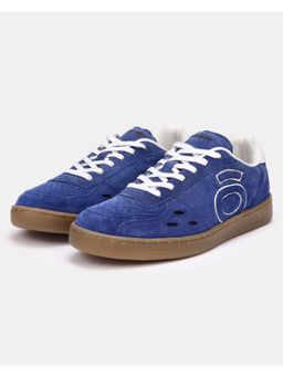 Bewakoof - Men Ollie Zone Ford Blue Suede Sneakers