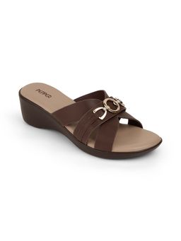 Lemon & Pepper - Women Brown Wedges Heels