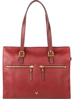 Hidesign - Red Solid Tote Bag