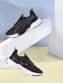 Puma - Black Softride Sway Chase Running Shoes