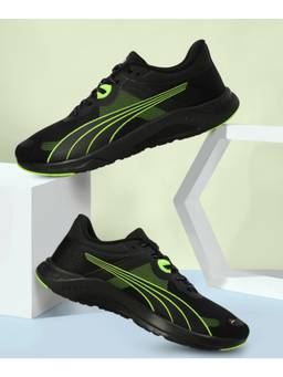 Puma - Black Vitality Connect Running Shoes