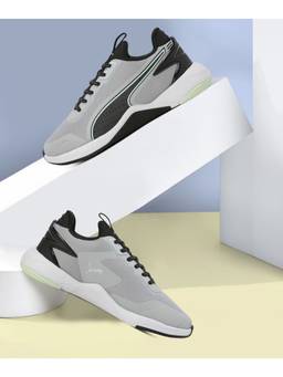 Puma - Grey Extrinsic Cool Mid Running Shoes