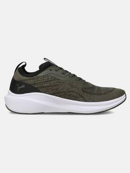 Puma - Olive Skyrocket Lite Engineered Res Running Shoes