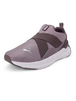 Puma - Purple Softride Symmetry Slipon Running Shoes