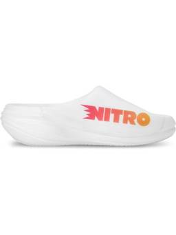 Puma - White Unwind NITROcat Active Sliders
