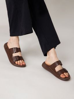 NoStrain - Brown Leather Sandals