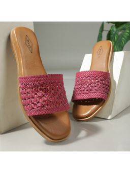 WOODLAND - Casual Softy Fuchsia Flats For Women