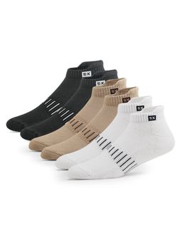 Supersox - Pure Natural Multi Color Bamboo Socks for Mens Ankle Length Combo Pack of 3