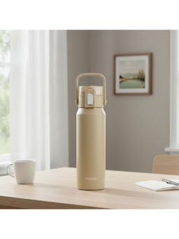 Nertz - Beige Dodge Flow Double-Wall Vacuum Insulation Bottle (700ml)