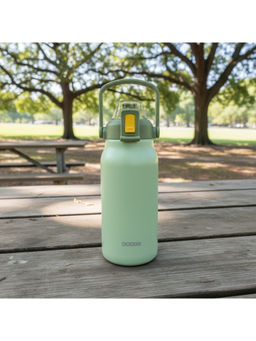 Nertz - Green Dodge Fitness Charger Double-Wall Vacuum Insulation Bottle