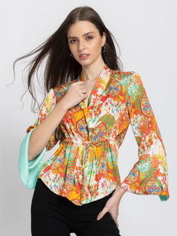 SHAYE - Women Multi-Color Printed Shirt