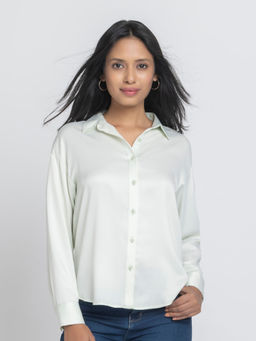 SHAYE - Women White Solid Shirt