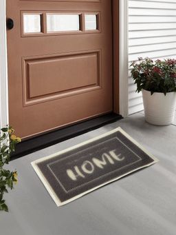 FABINALIV - Multicolor Geometric Polyester Door Mat