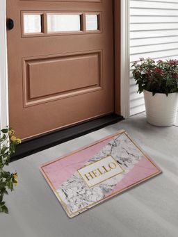 FABINALIV - Multicolor Abstract Rubber Door Mat