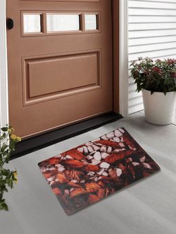 FABINALIV - Multicolor Abstract Rubber Door Mat