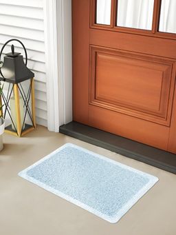 FABINALIV - Blue Solid Rubber Anti Skid Door Mat