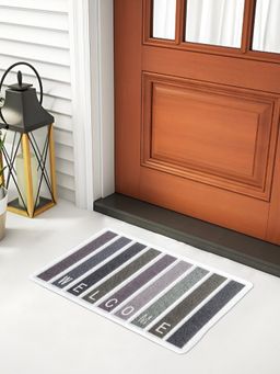 FABINALIV - Multicolor Striped Rubber Anti Skid Door Mat