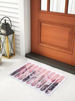 FABINALIV - Multicolor Striped Rubber Anti Skid Door Mat