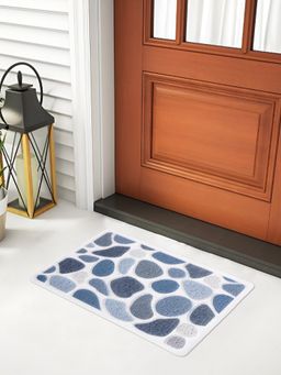 FABINALIV - Multicolor Abstract Rubber Anti Skid Door Mat