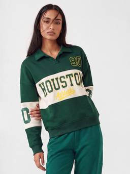 max - Green Houston Oversized Sweatshirt